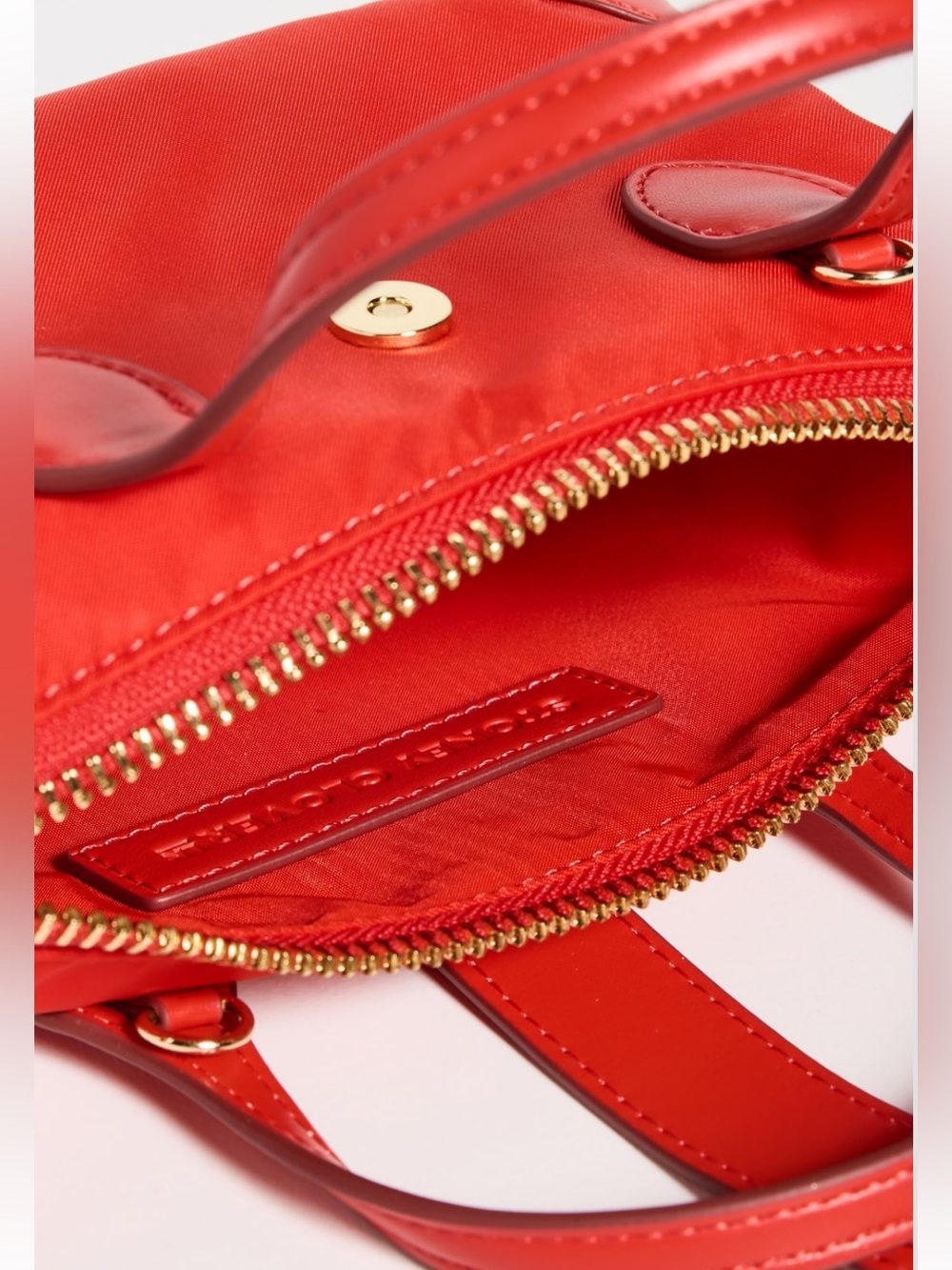 Stoney Clover Lane Tomato Red Pouchette Crossbody Bag - Picture 9 of 10